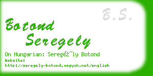 botond seregely business card